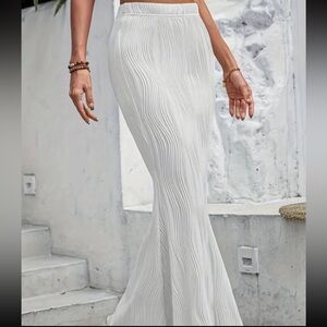 White skirt